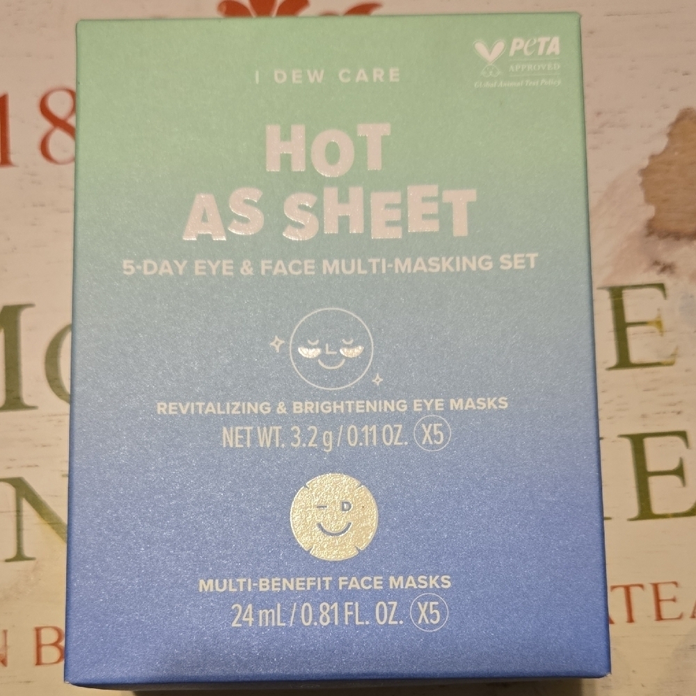 I Dew Care Hot As Sheet 5-day Eye & Face Multi-masking Set
